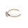 Fashion Charm Bracelet with Druzy Cuboid Purple Crystal Cluster Gold Copper